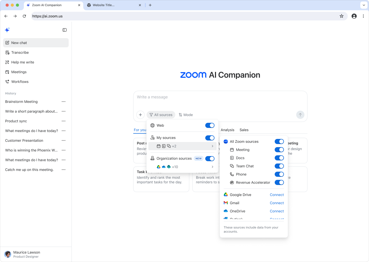 Zoom AI Sales Assist & Revenue Accelerator